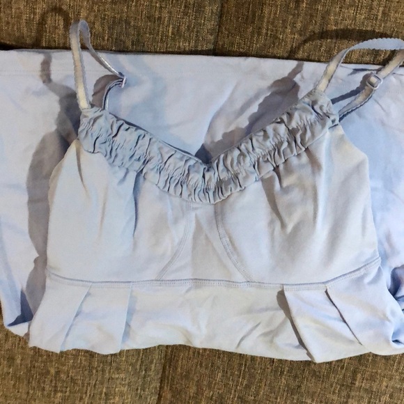 Lululemon Shelf bra tank. Light violet/blue fitted - Picture 6 of 6